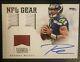 Russell Wilson 2012 National Treasures Triple Patch Rookie Auto Prime 22/25