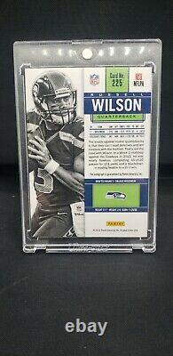 RUSSELL WILSON 2012 Panini Contenders RC Rookie Ticket Auto Seahawks