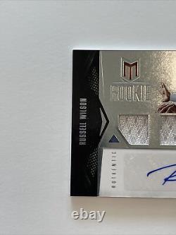 RUSSELL WILSON 2012 Panini MOMENTUM TRIPLE PATCH AUTO # /599 Rookie RC AUTOGRAPH
