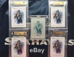 RUSSELL WILSON 2012 Prime Signatures BGS AUTO /5 /25 /49 /199 PRINTING PLATE 1/1