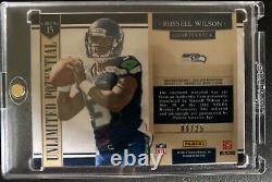 RUSSELL WILSON 2012 Prominence Unlimited Potential RPA RC Auto SP 9/25
