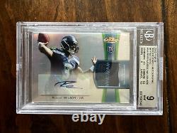 RUSSELL WILSON 2012 Topps Finest Auto 10 Grade 9 RPA ROOKIE PATCH AUTO
