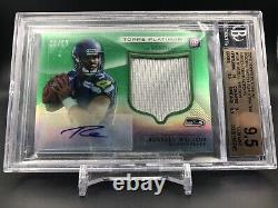 RUSSELL WILSON 2012 Topps Platinum BGS 9.5/10 RPA Rookie RC Refractor Auto /99
