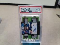 RUSSELL WILSON 2019 Panini ONE Quad Patch Auto Seahawks PSA 8 T6424