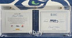 RUSSELL WILSON #/25 2012 Panini Playbook PLATINUM Rookie Card RPA RC AUTO WOW