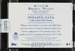 RUSSELL WILSONRARE2015 Topps Dynasty Baseball Auto /10 Seatle Seahawk QB
