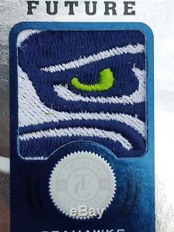 Russell Wilson 1/1 2012 Totally Certified Future Auto Seahawk Eye Patch Rc 06/49