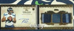 Russell Wilson #/15 2012 Five Star Futures Rookie Card RC ON CARD AUTO Autograph