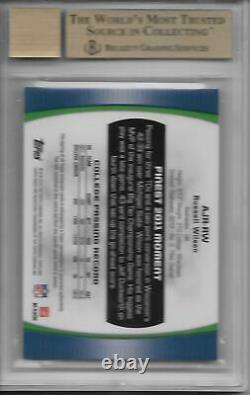 Russell Wilson 2012 Auto / Patch RC Finest BGS 9.5/10 #d /99 Rookie
