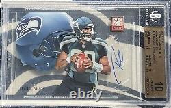 Russell Wilson 2012 BGS 10 Elite Hard Hats #/99 Rookie Card RC 10 AUTO Autograph