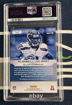 Russell Wilson 2012 Contenders /75 Rookie Ink Card RC ON CARD AUTO PSA 9