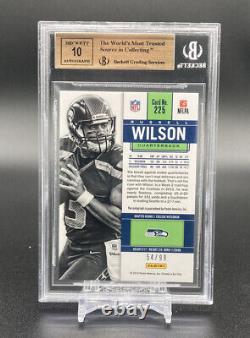 Russell Wilson 2012 Contenders Playoff Ticket Auto RC 54/99 BGS 9.5/10 Gem Mint