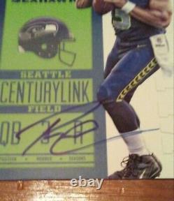 Russell Wilson 2012 Contenders RC Auto