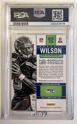 Russell Wilson 2012 Contenders Rookie Ticket Auto Autograph DUAL PSA 10/10 POP 8