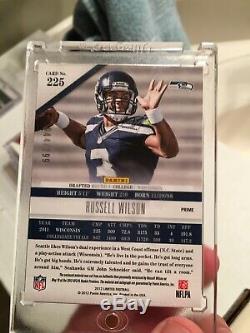 Russell Wilson 2012 Limited Auto Autograph Patch RC #d/299 Phenom Rookie 4 CLR