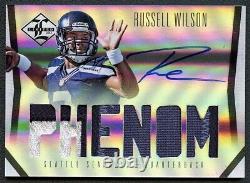 Russell Wilson 2012 Limited Phenom Rookie Seahawks Patch Auto Autograph Rc /299