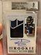 Russell Wilson 2012 National Treasures Black 20/25 Rookie Patch Auto Rc Bgs 9/10