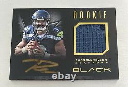 Russell Wilson 2012 Panini Black Prime Gold Rookie Patch Auto #79/99 RC RPA