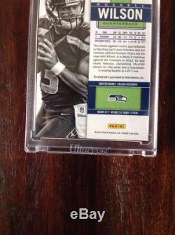 Russell Wilson 2012 Panini Contenders #225 Auto RC Rookie Seahawks