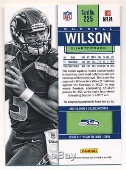Russell Wilson 2012 Panini Contenders Rc Rookie Ticket Autograph Seahawks Auto
