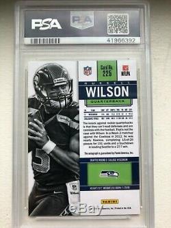 Russell Wilson 2012 Panini Contenders Rookie Ticket AUTO PSA 10 GEM MINT /550 RC