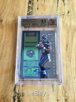 Russell Wilson 2012 Panini Contenders playoff ticket Auto rc /99 Seahawks