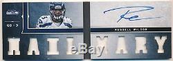 Russell Wilson 2012 Panini Playbook Rc Book Autograph Jersey Patch Auto Sp #/99