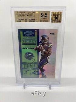 Russell Wilson 2012 Panini Playoff Contenders Championship 1/1 Auto Rc