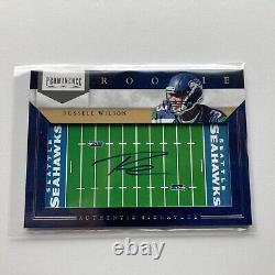 Russell Wilson 2012 Panini Prominence Rookie Autographed Auto Card 3/150 #235