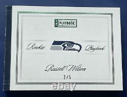 Russell Wilson 2012 Playbook Autograph #2/5 RPA Rookie Card AUTO Card RC