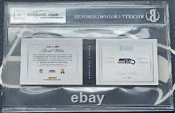 Russell Wilson 2012 Playbook Booklet RC Patch Rookie Card AUTO #/25 BGS 9 Mint
