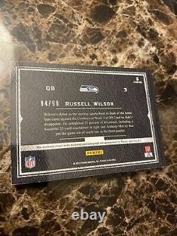 Russell Wilson 2012 Playbook Rookie on card Auto with Jersey Booklet /99