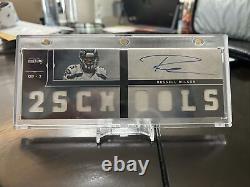 Russell Wilson 2012 Playbook Rookie on card Auto with Jersey Booklet /99 RPA RC