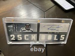 Russell Wilson 2012 Playbook Rookie on card Auto with Jersey Booklet /99 RPA RC