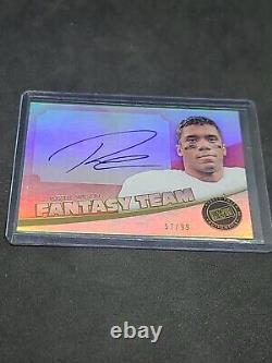 Russell Wilson 2012 Press Pass Fantasy Team Rookie Autograph RC Auto Serial #/99