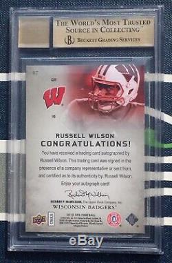 Russell Wilson 2012 SP Authentic AUTOGRAPHS Rookie Card RC BGS 9.5 10 AUTO RARE