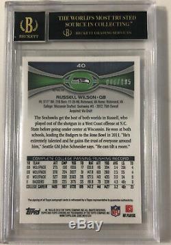 Russell Wilson 2012 Topps Chrome Rookie Auto Camo Refractors 10/10 Black Label