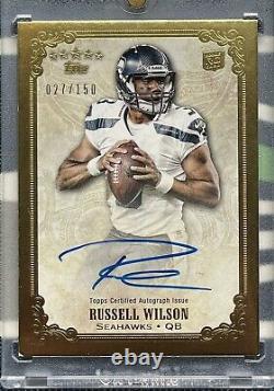 Russell Wilson 2012 Topps Five Star Auto Autograph Rookie Card Rc #27/150