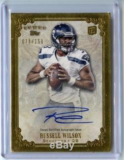 Russell Wilson 2012 Topps Five Star Rookie Autograph /150 RC Auto