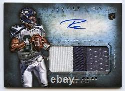 Russell Wilson 2012 Topps Inception Rookie Patch Broncos Auto Autograph Rc Rpa