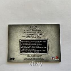 Russell Wilson 2012 Topps Inception Silver Signings Rookie Auto /25 RC Seahawks
