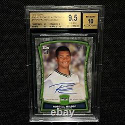 Russell Wilson 2012 Topps Rookie Premiere Auto /90 BGS 9.5