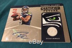 Russell Wilson 2012 Totally Certified Future Autograph Auto Sick Patch Rc 06/49