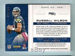 Russell Wilson 2012 Totally Certified Rc Game Jersey Autograph Auto /199