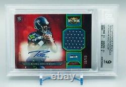 Russell Wilson 2012 Triple Threads Rookie Patch Auto /99 BGS 9 Seahawks