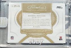 Russell Wilson 2016 Flawless Patch AUTO Autograph #4/5 Encased Jersey Piece