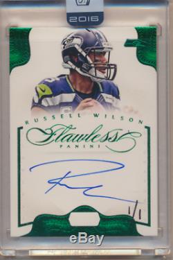 Russell Wilson 2016 Panini Honors Flawless Auto 1/1
