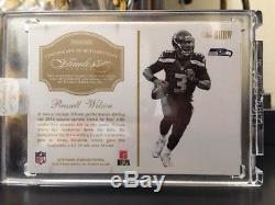 Russell Wilson 2016 Panni Flawless Auto 4 Color Patch 3/5 Seahawks