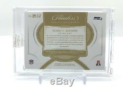 Russell Wilson 2018 Flawless Dual Patch Auto Jersey #ed 3/15 Seahawks