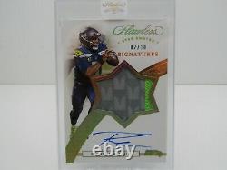 Russell Wilson 2020 Flawless Star Swatch Jumbo Patch Autograph Auto #2/10 Sp
